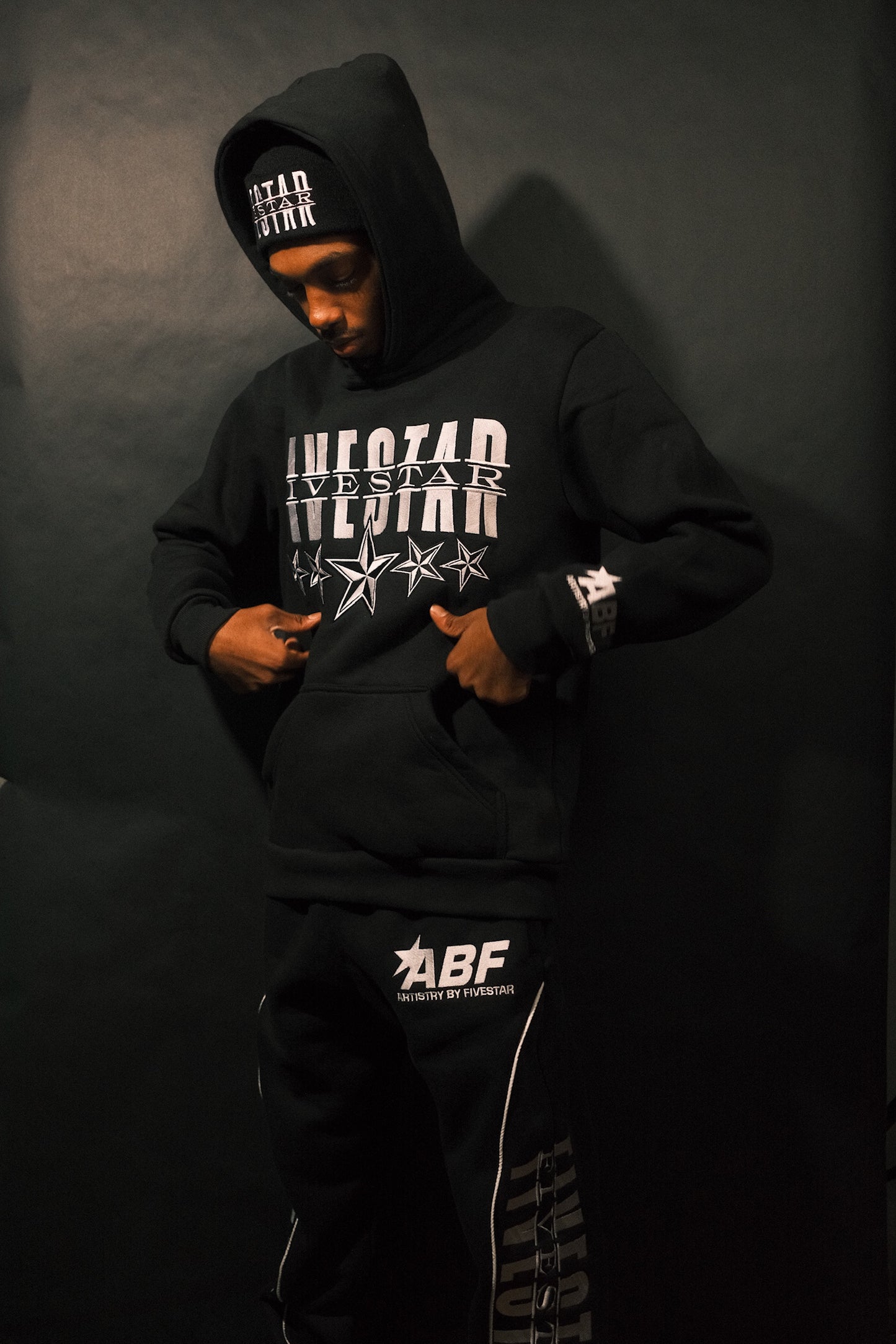 Black “Star Set” Sweatsuits